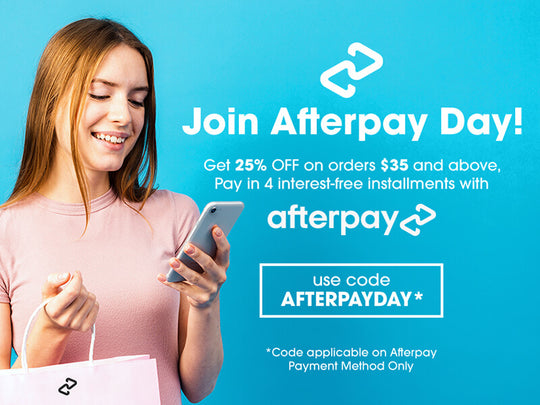 Afterpay Day Sale on All Shiny Leaf Products