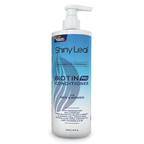 Biotin Conditioner Anti Hair Loss - Volumizing Advanced Formula 16oz Shiny Leaf Biotin Conditioner Anti Hair Loss - Volumizing Advanced Formula 16oz Shiny Leaf