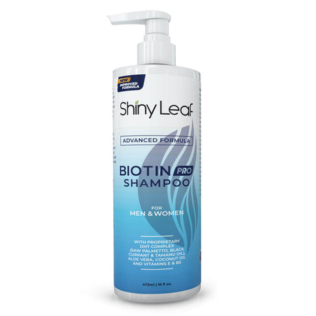 Biotin Pro Shampoo with Saw Palmetto No Parabens/Sulfates 16 oz by Shiny Leaf Biotin Pro Shampoo with Saw Palmetto No Parabens/Sulfates 16 oz by Shiny Leaf