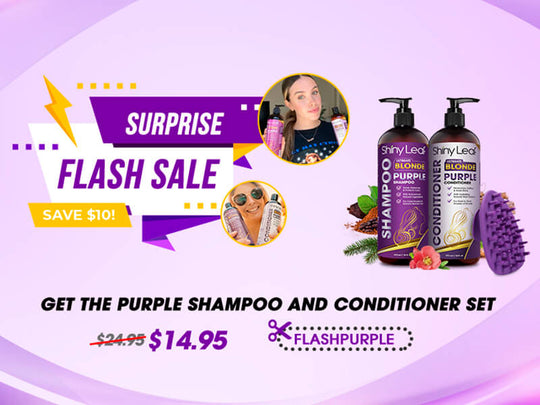 Surprise Flash Sale of $10 OFF on Purple Haircare Set