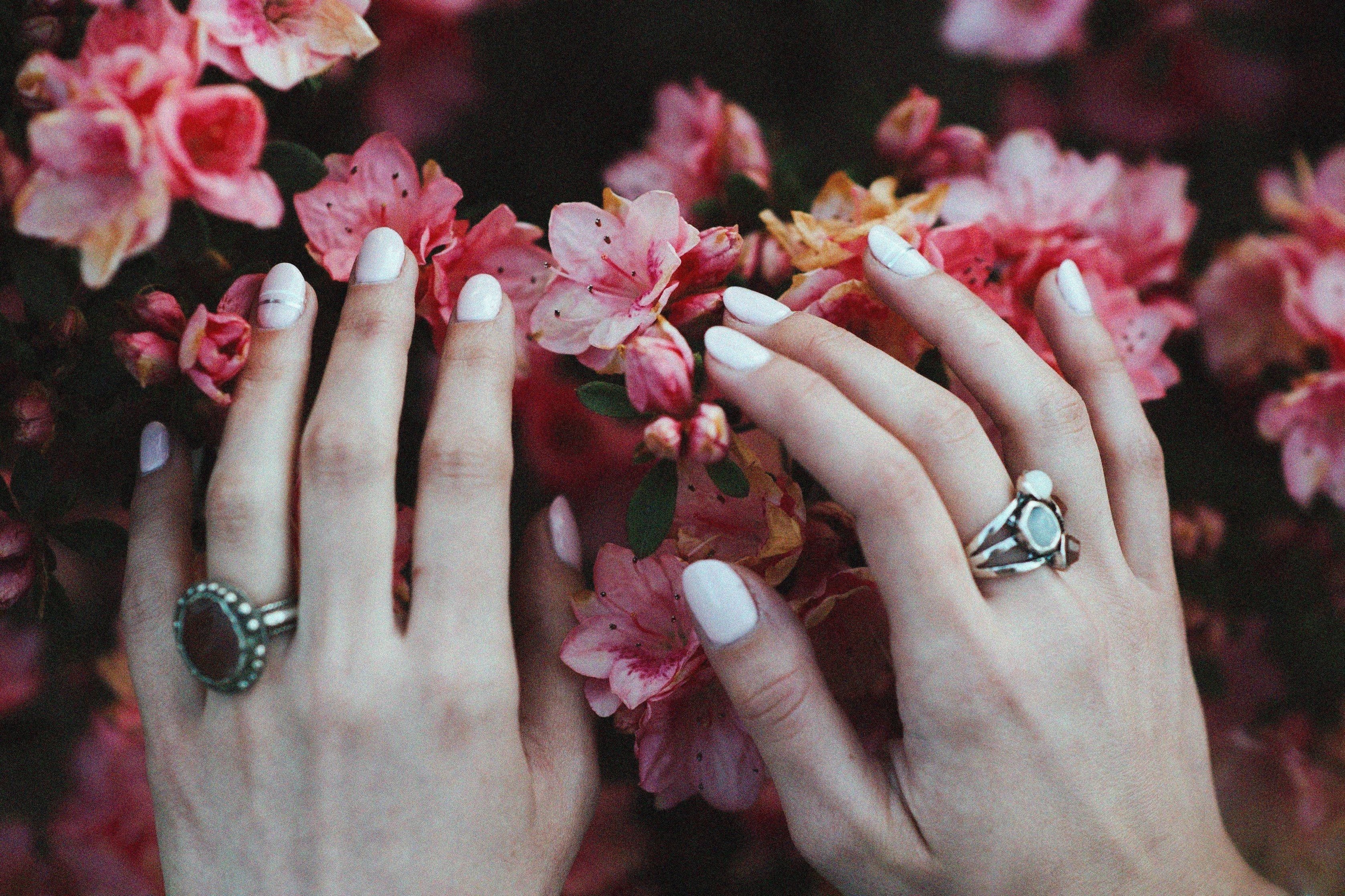 Touching flowers