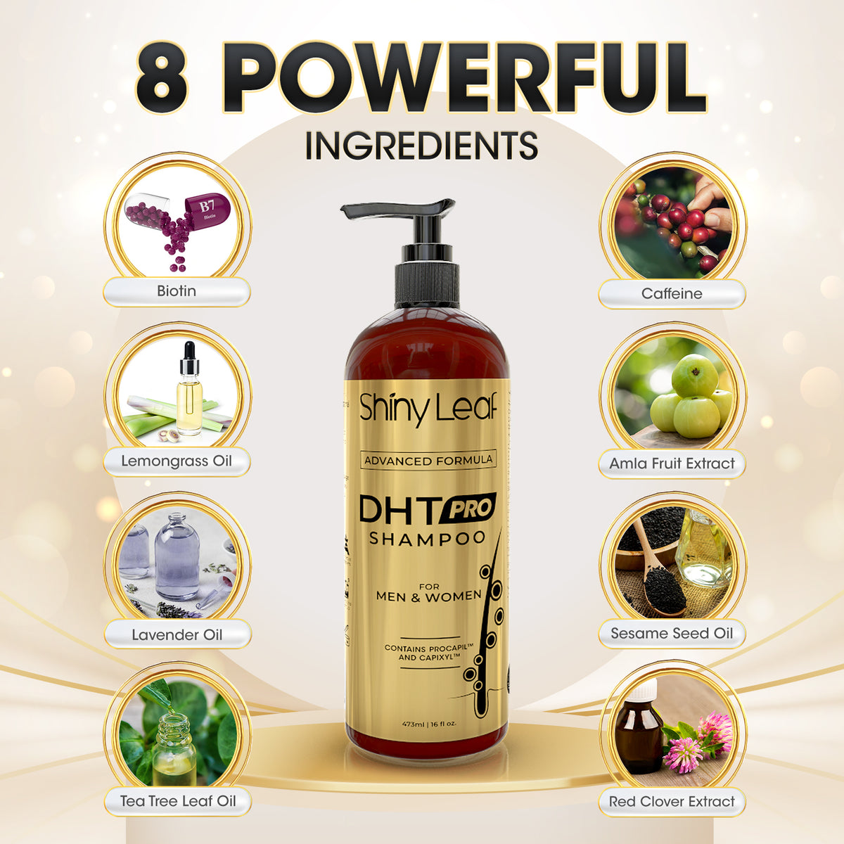 Hair Growth Shampoo Trio - DHT Original, DHT Pro & Peptide (3Pack)