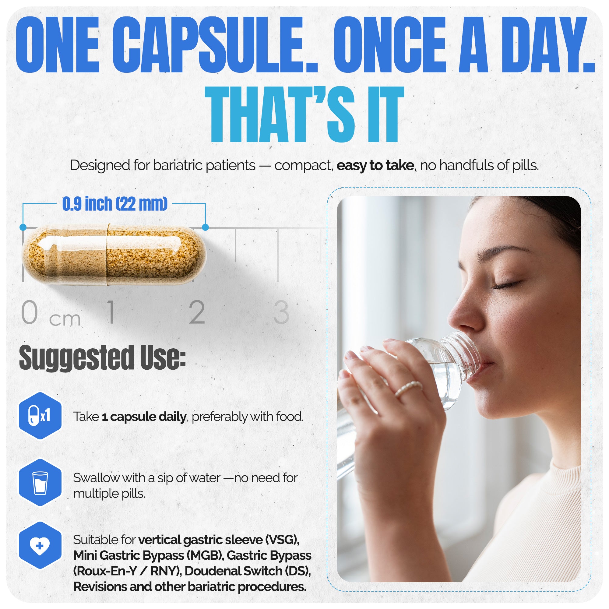 Bariatric Multivitamin with Iron and Fast Melting Calcium Bundle