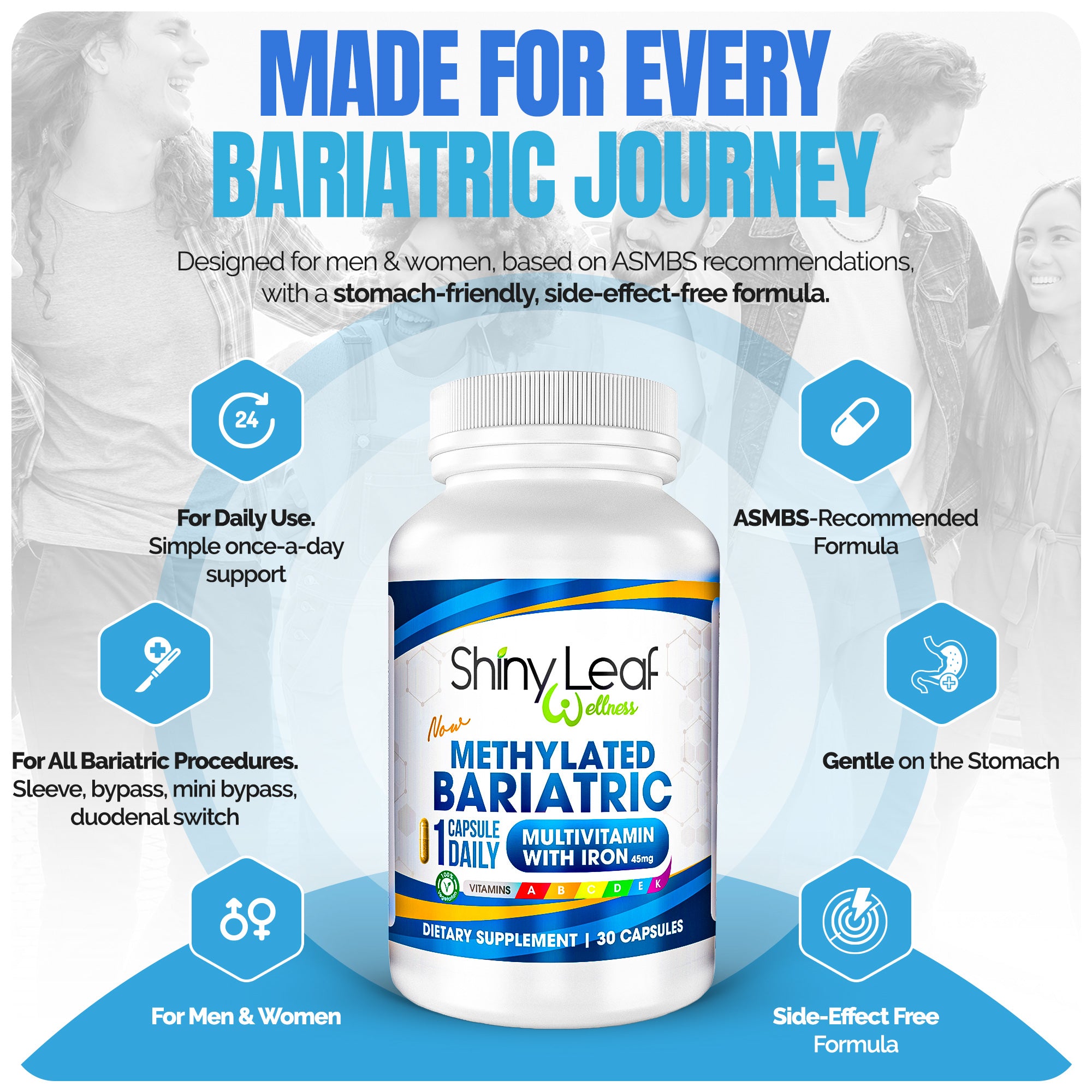 Bariatric Multivitamin with Iron and Fast Melting Calcium Bundle