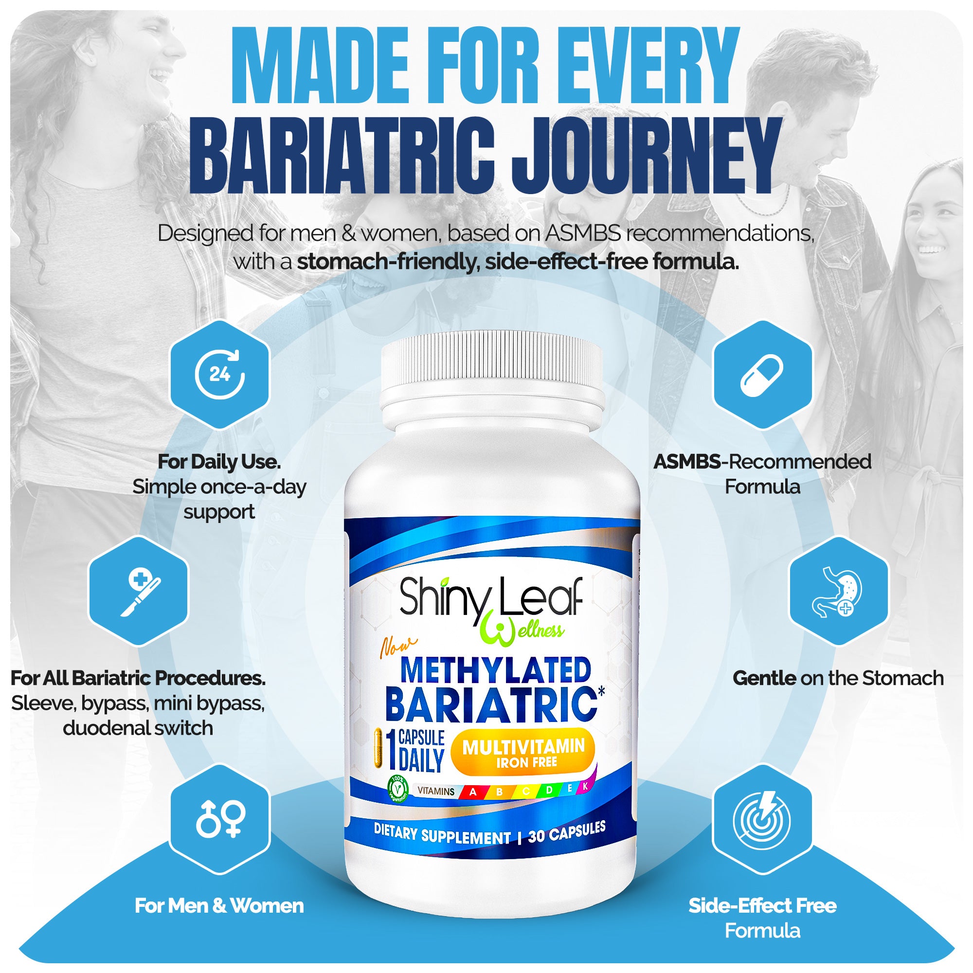Bariatric Multivitamin Iron Free and Fast Melting Calcium Bundle