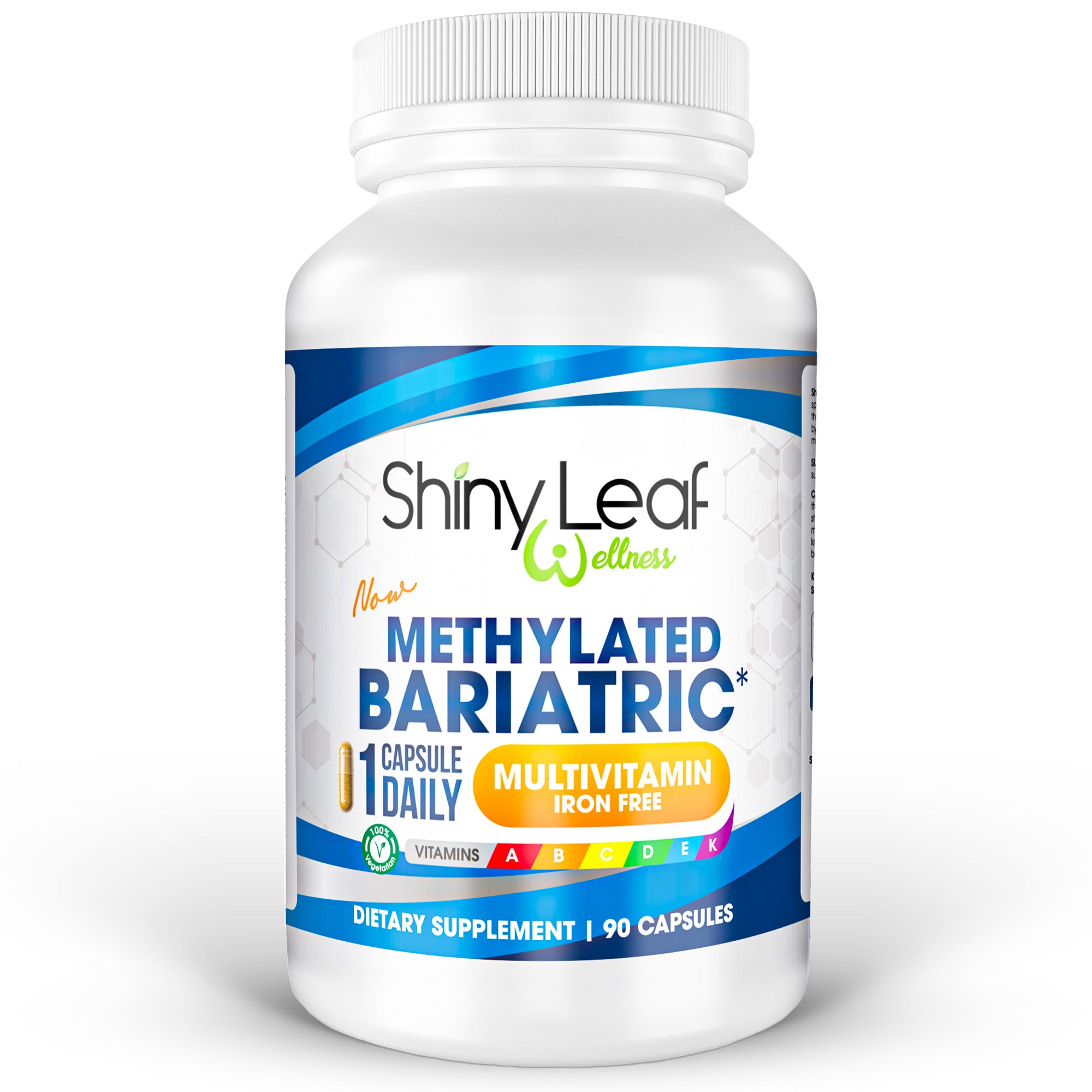 Shiny Leaf Methylated Bariatric Multivitamin Without Iron
