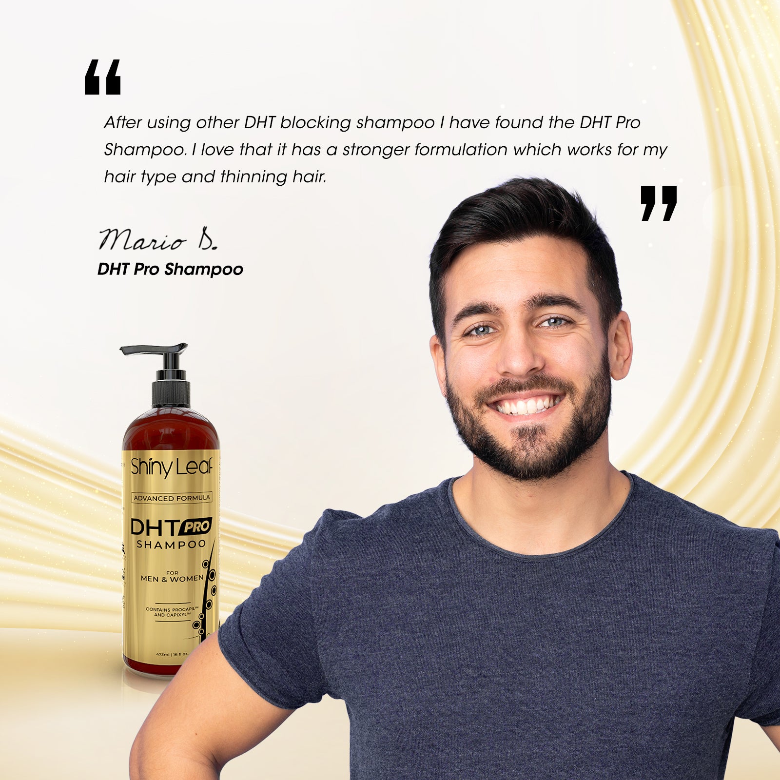 Hair Growth Shampoo Trio - DHT Original, DHT Pro & Peptide (3Pack)
