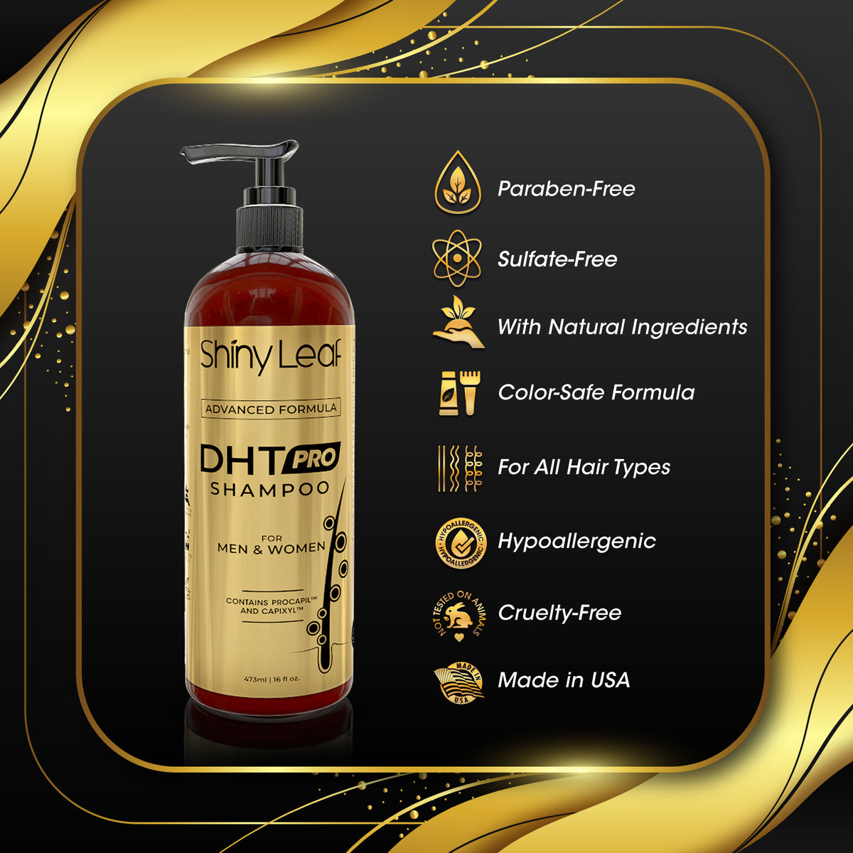 Hair Growth Shampoo Trio - DHT Original, DHT Pro & Peptide (3Pack)