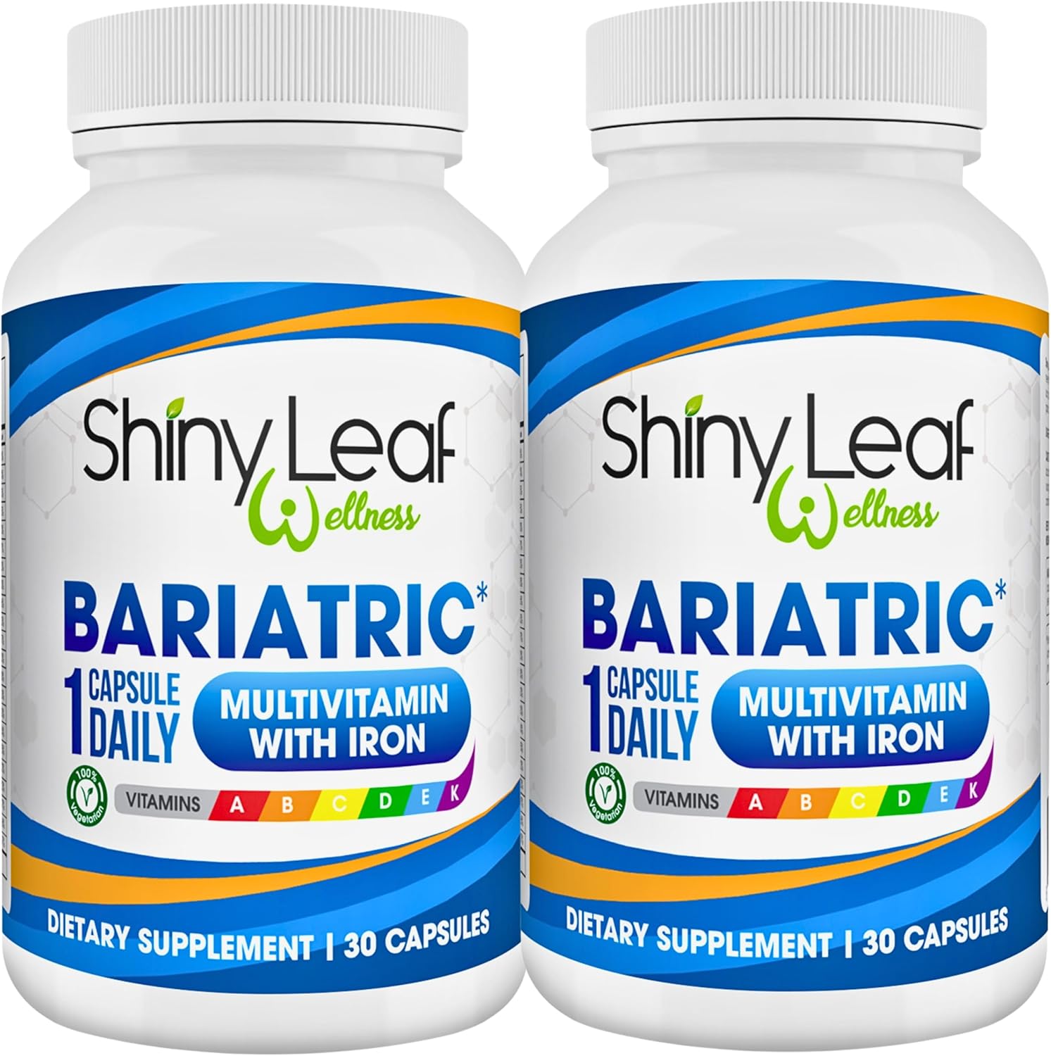 トップス Matching Long Sleeve Vitamin Mixture Bariatric Multivitamin with 45mg Iron for Post WLS | Shiny Leaf