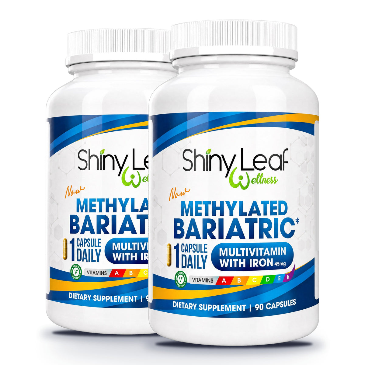Methylated Bariatric Multivitamins with 45mg Iron 1 capsule a day