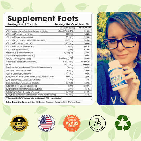 Bariatric Multivitamin with 45mg Iron ONE A DAY