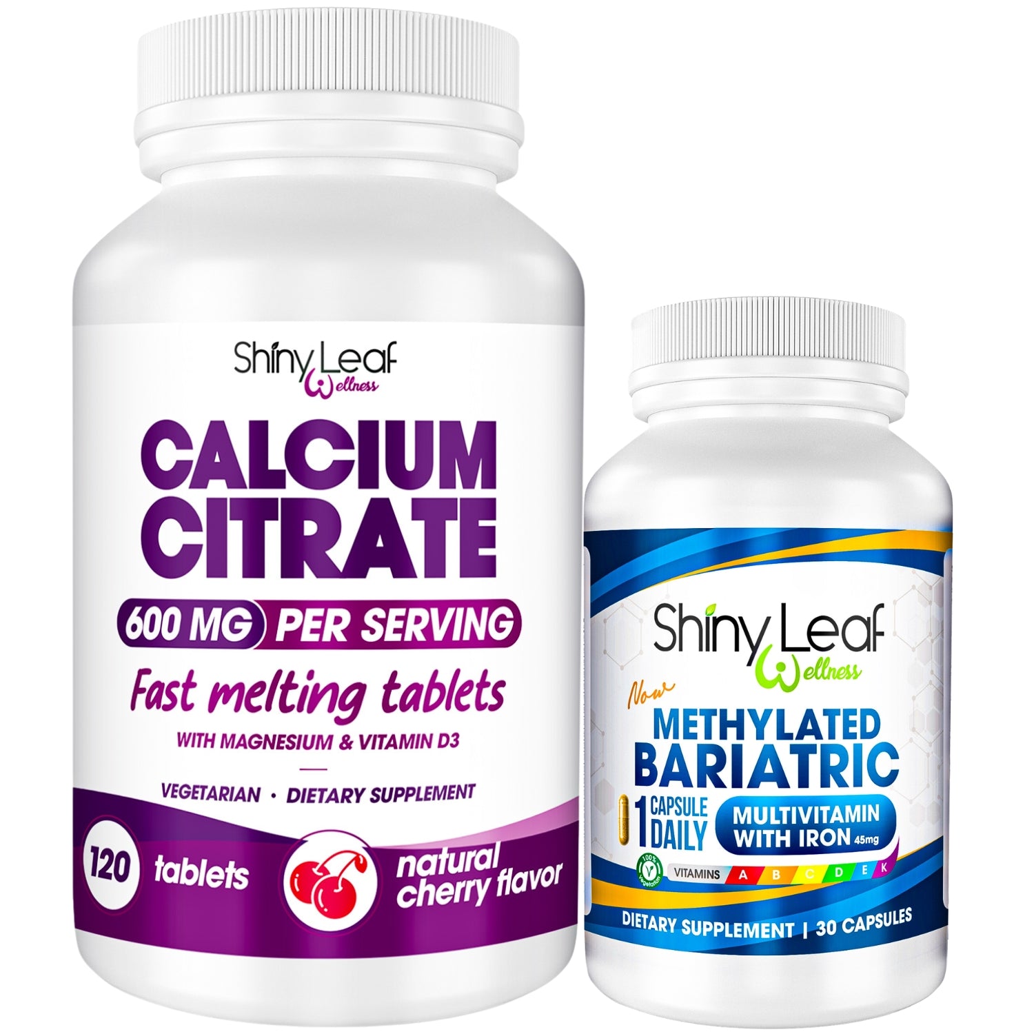 Bariatric Multivitamin with Iron and Fast Melting Calcium Bundle