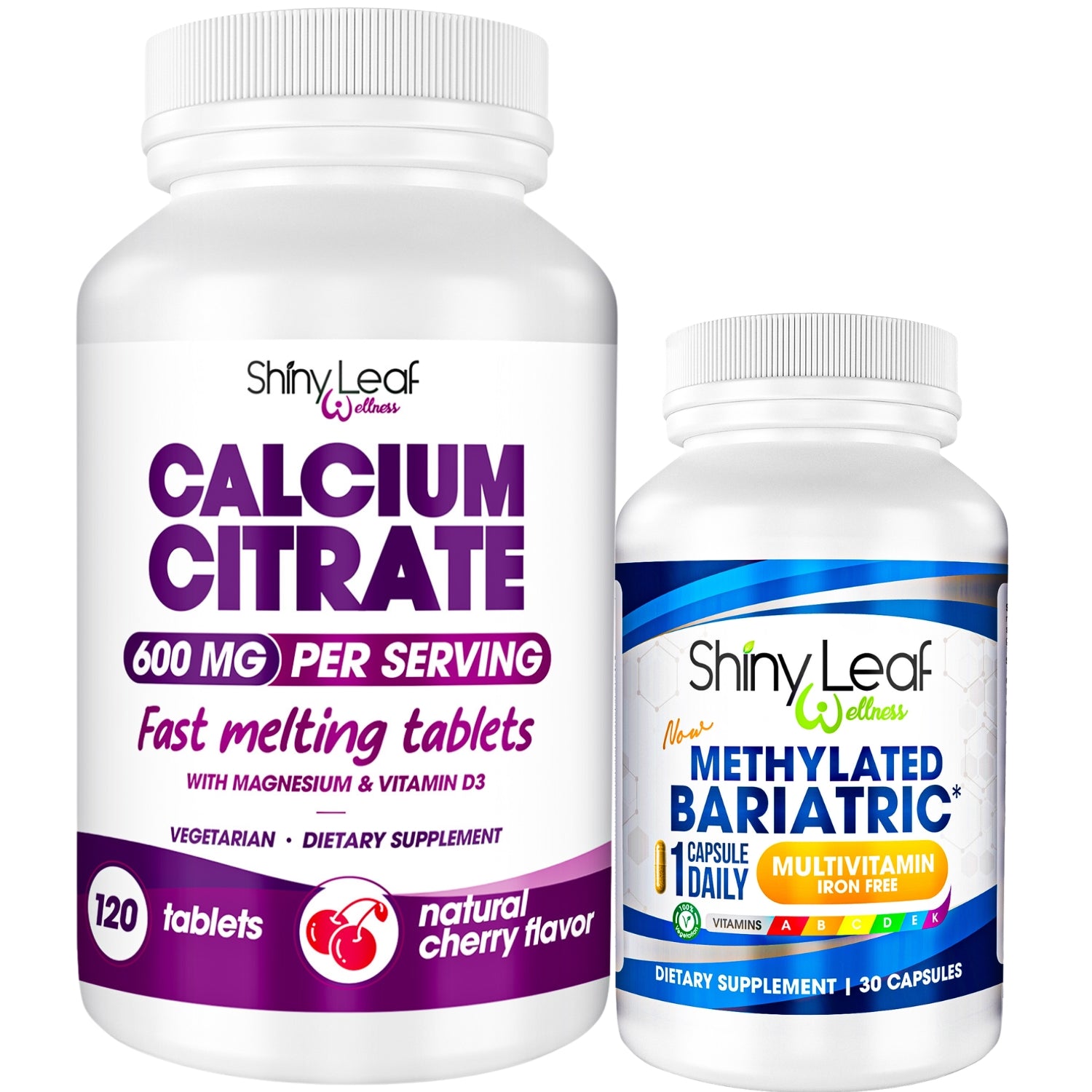 Bariatric Multivitamin Iron Free and Fast Melting Calcium Bundle