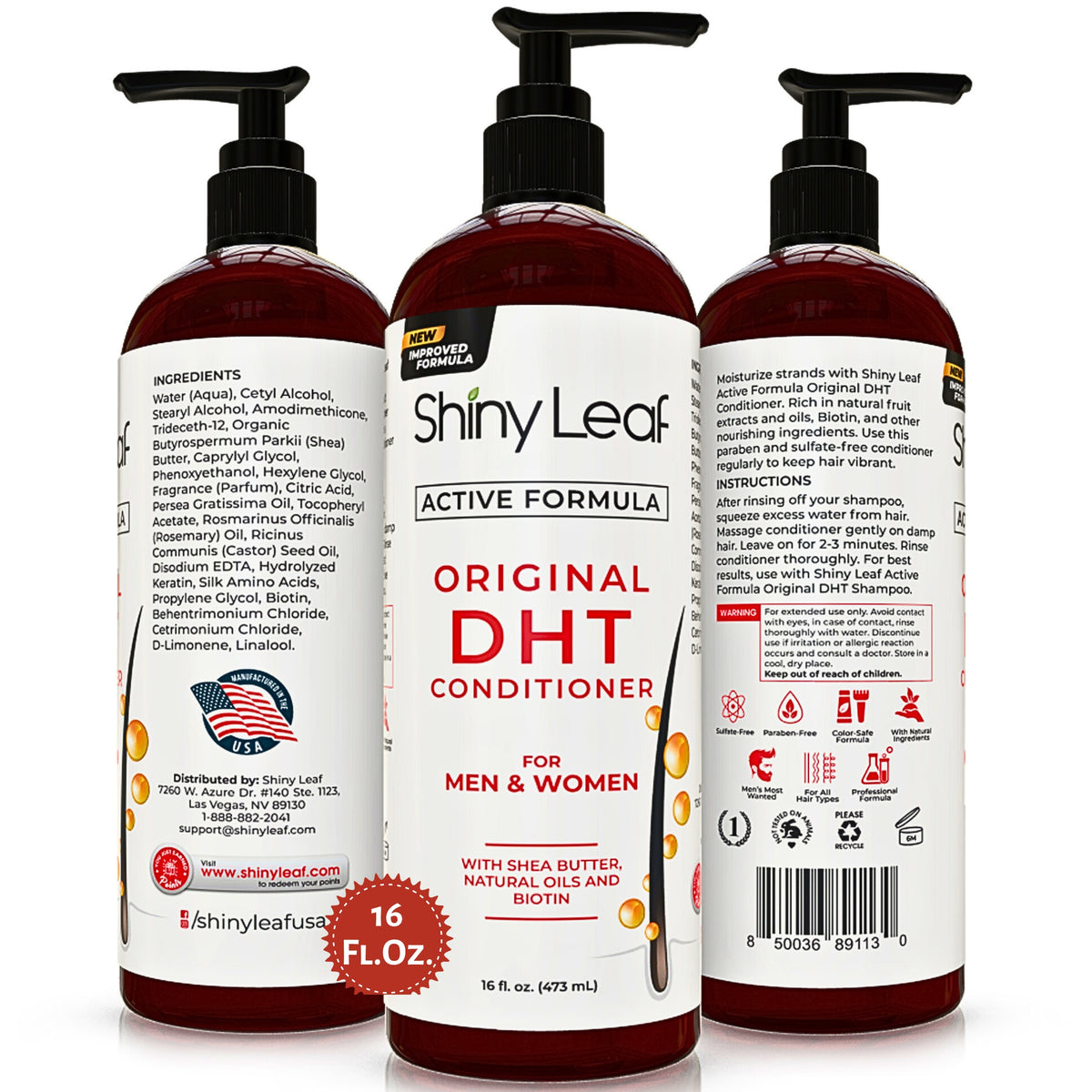 DHT Blocker Conditioner with Castor Oil & Biotin — 16 oz