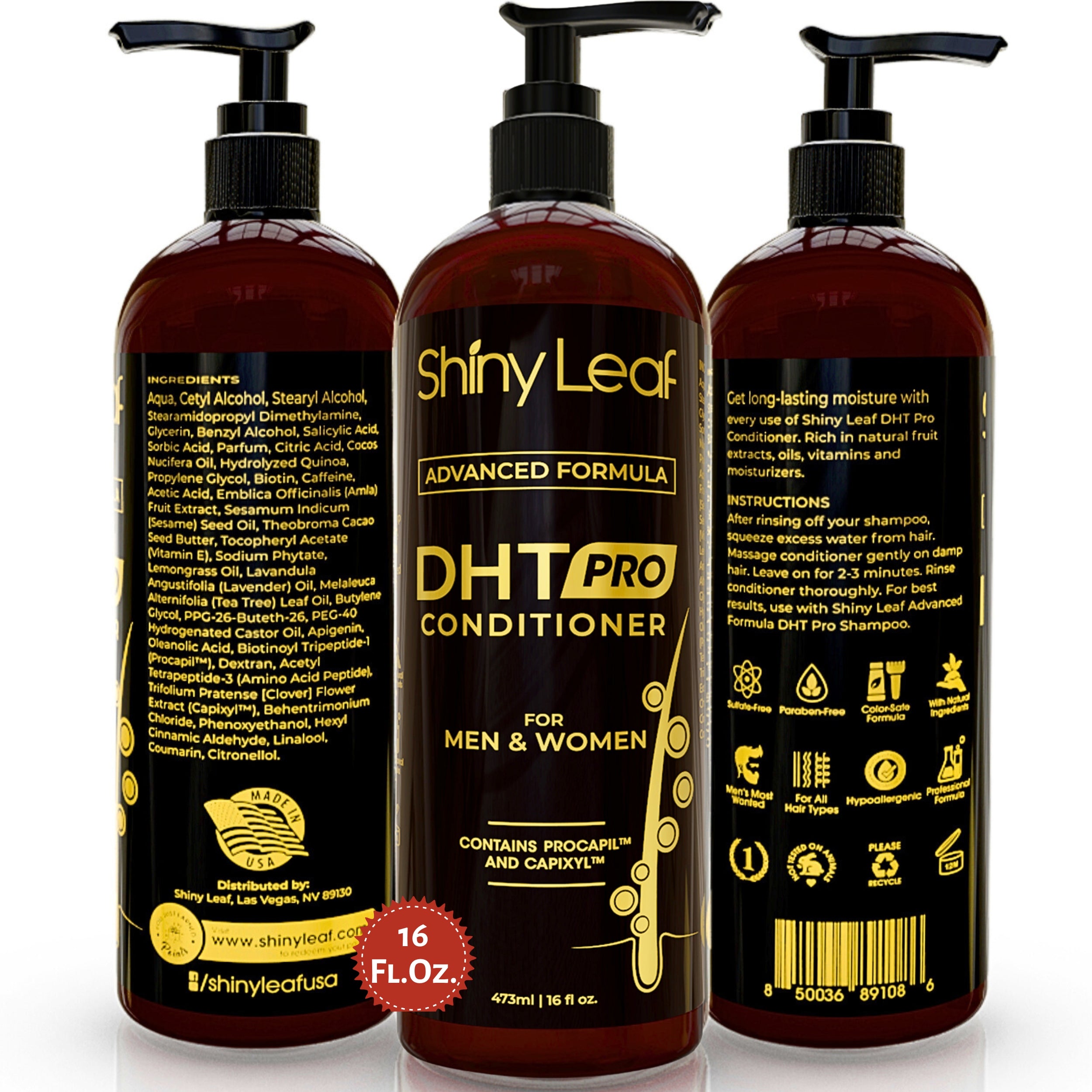 DHT Pro Conditioner with Procapil and Capixyl - Shiny Leaf