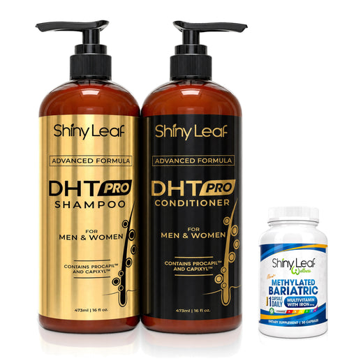 Bariatric Multivitamin with Iron With DHT Pro Shampoo and Conditioner Hair Care Bundle