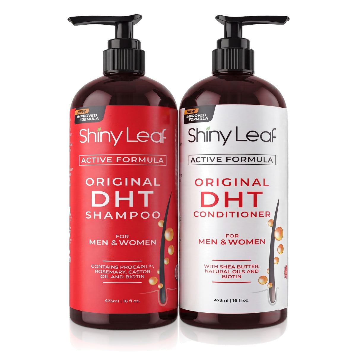 DHT Blocker Shampoo and Conditioner Set with Biotin (2 x 16 oz)